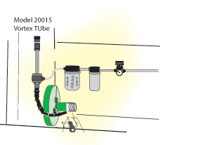 渦流管的應(yīng)用-單點切削螺紋工藝?yán)鋮s