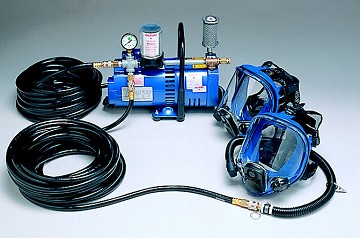 全面罩泵式長管呼吸系統