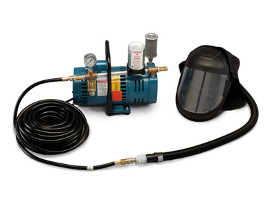 防護面屏長管呼吸器