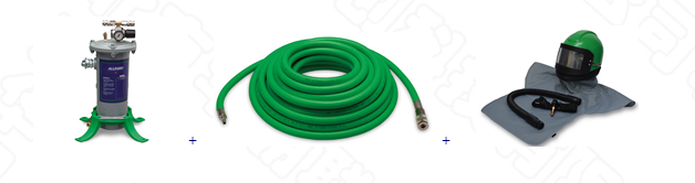 高壓噴砂頭盔呼吸系統(tǒng)